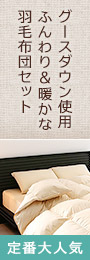 グースダウン使用!羽毛布団8点セット