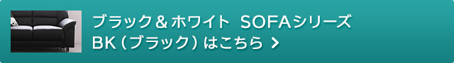 ブラック&ホワイト SOFAシリーズ BK2人掛け